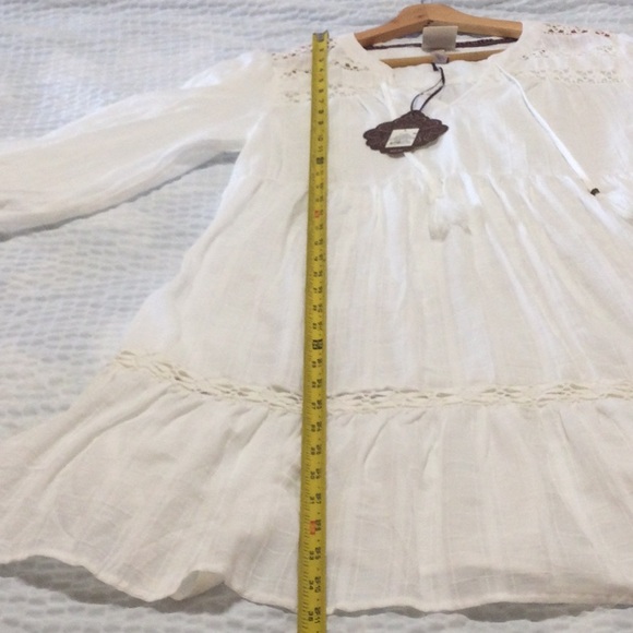 NWT 2 Piece Knox Rose Large Ivory Dress Blouse  Shirt Top Nightwear - Picture 7 of 16